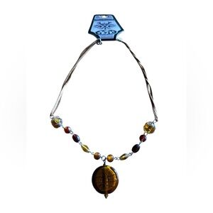 Killer beads Amber Beaded Necklace